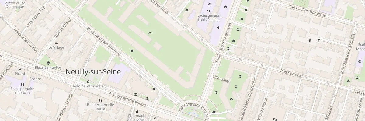 Plan du 7 Bd d’Inkermann à Neuilly-sur-Seine