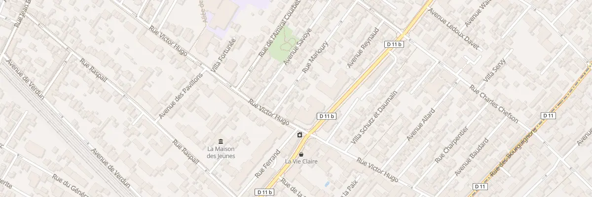 Plan du 56 Rue Victor Hugo à Bois-Colombes