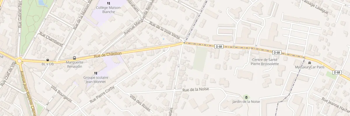 Plan du 4 Rue Bonnelais à Clamart