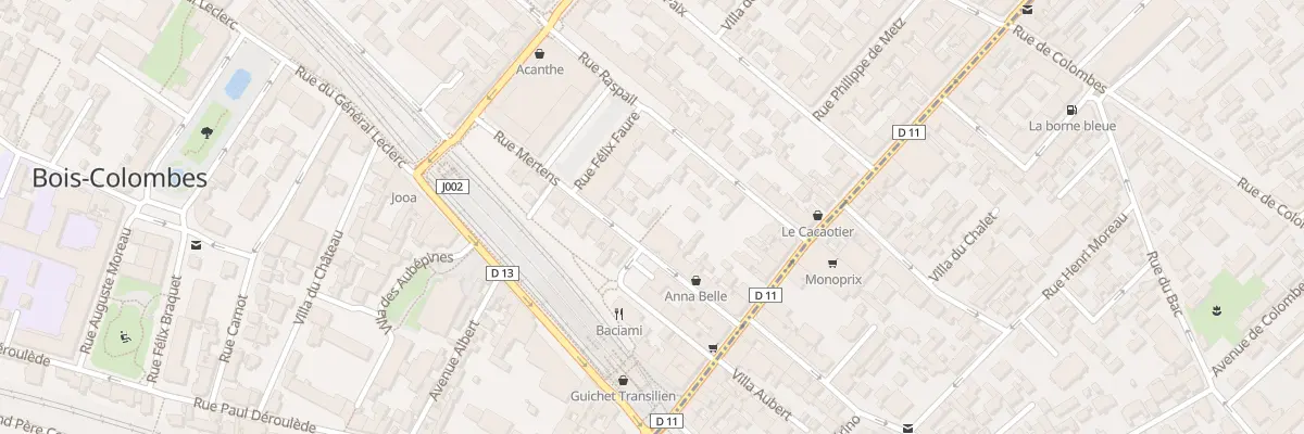 Plan du 10 Rue Mertens à Bois-Colombes