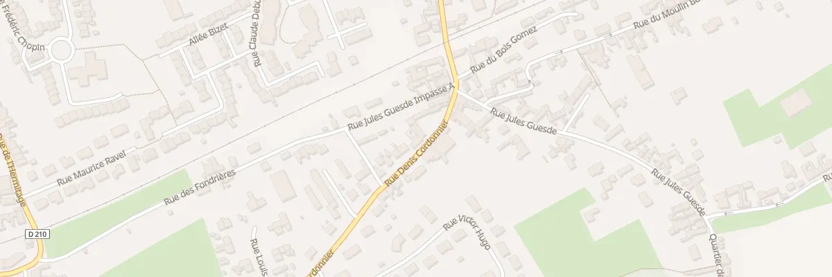 Plan du 12 Rue Denis Cordonnier à Blendecques