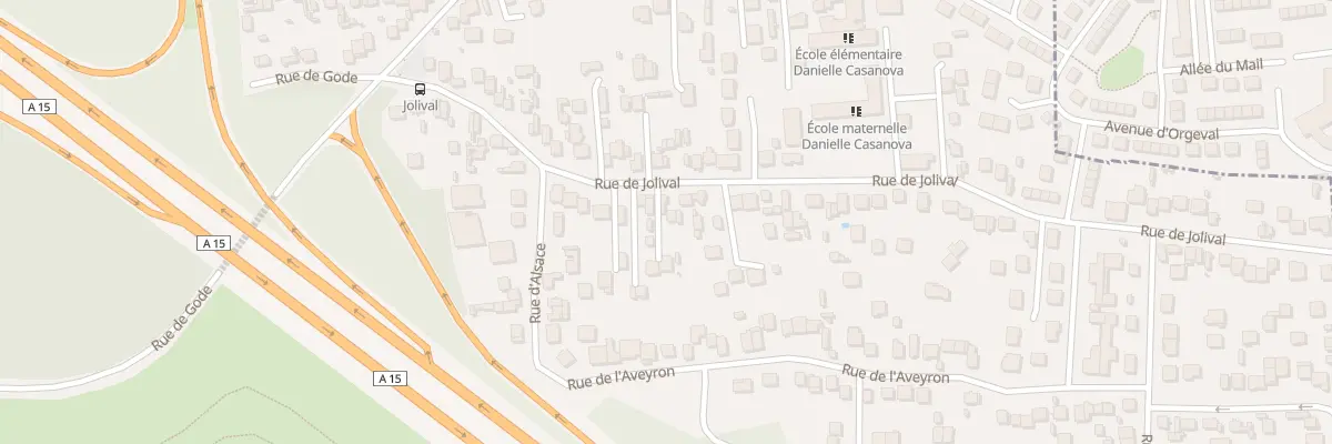 Plan du 36 Rue de Jolival à Argenteuil