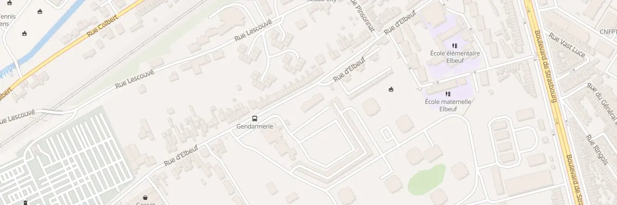 Plan du 91 Rue d’Elbeuf à Amiens