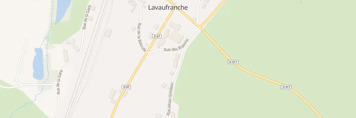 Plan du 2 Rue Jehan Grimeau à Lavaufranche