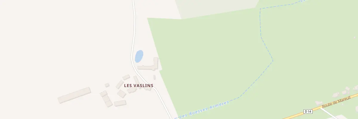 Plan du 1 Les Vaslins à Venesmes