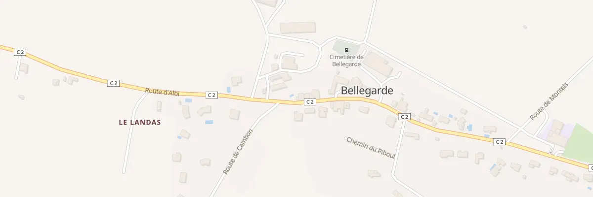 Plan du 1502 Rte d’Albi à Bellegarde-Marsal