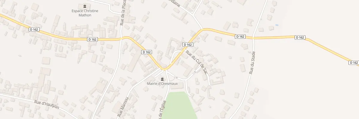Plan du 2 Rue de la Coulotte à Oresmaux