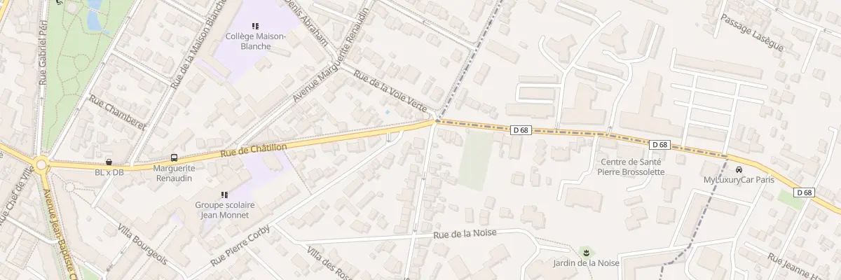 Plan du 2 Rue Bonnelais à Clamart