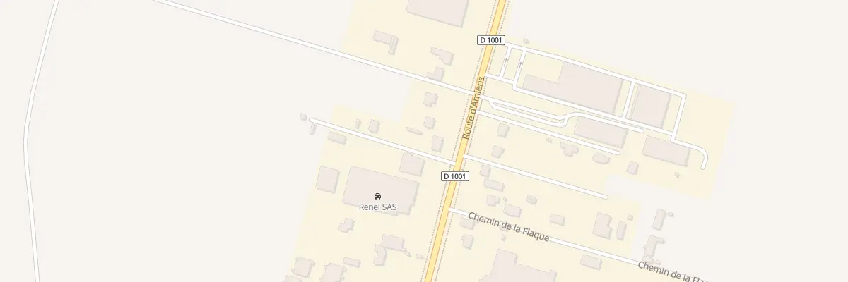 Plan du 25 Rte d’Amiens à Dury