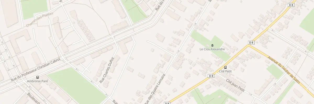 Plan du 268 Rue des Quatre Lemaire à Amiens