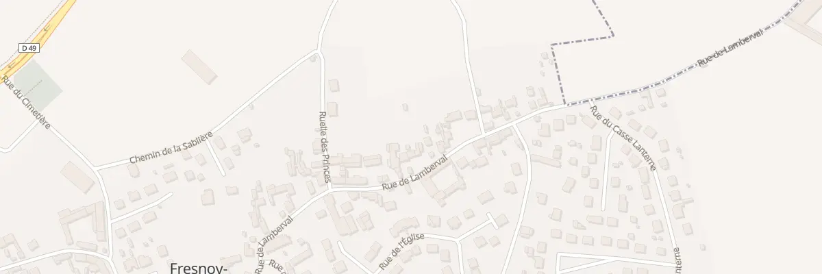 Plan du 32 Rue de Lamberval à Fresnoy-en-Thelle