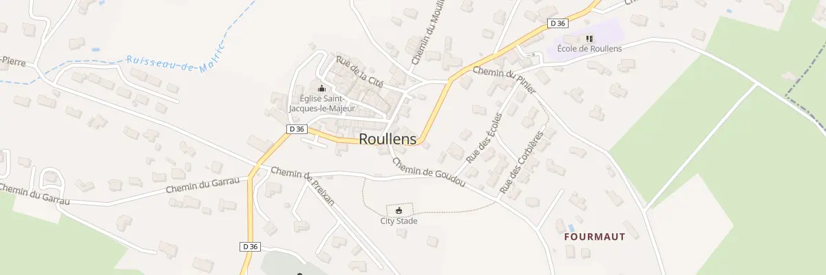 Plan du 21 Le Village à Roullens
