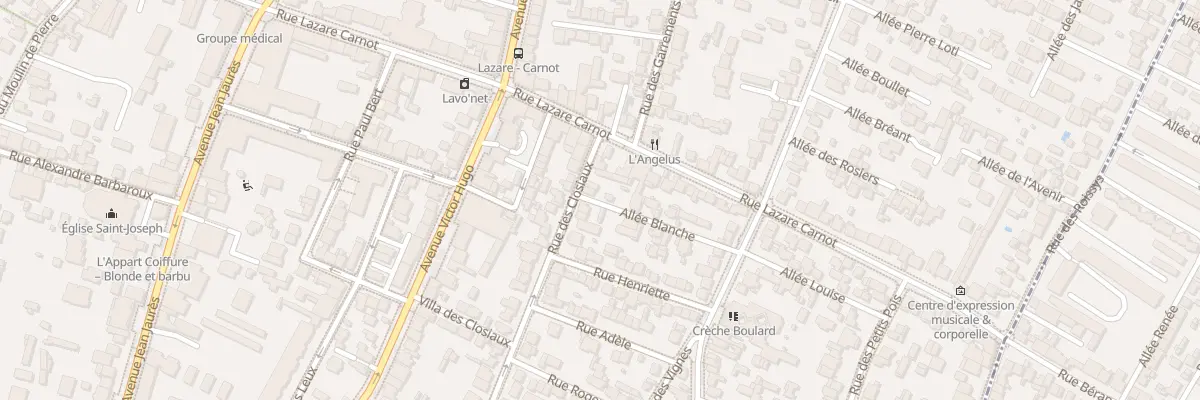 Plan du 114 Rue des Closiaux à Clamart