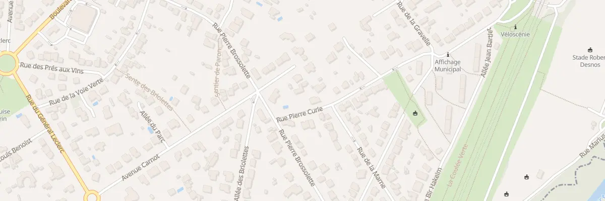 Plan du 1 Rue Marie et Pierre Curie à Verrières-le-Buisson