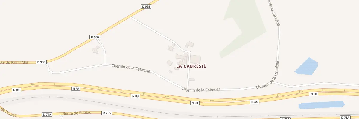 Plan du 5066 La Cabresie à Moularès