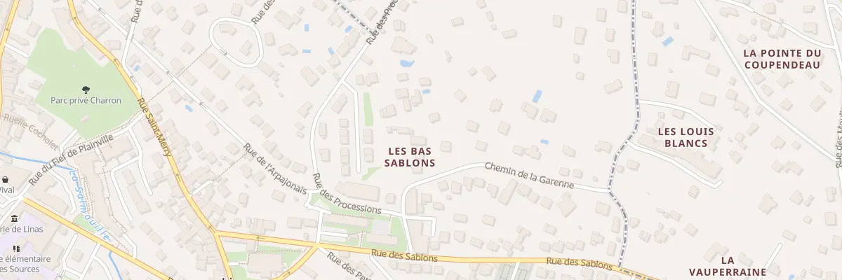 Plan du 9B Che de la Garenne à Linas