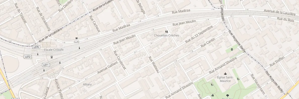 Plan du 52 Av Gallieni à Courbevoie