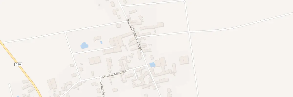 Plan du 6 Rue de Maison Rouge à Bouilly-en-Gâtinais