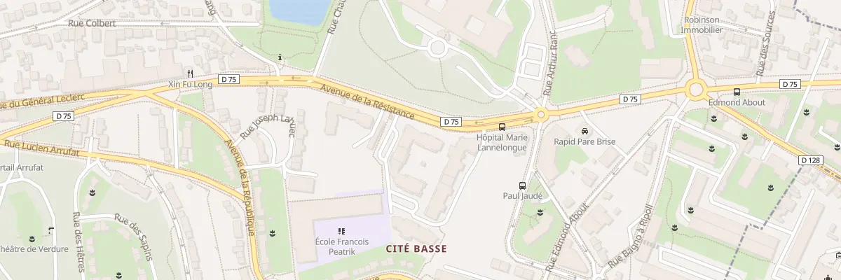 Plan du 132 Av de la Résistance au Plessis-Robinson