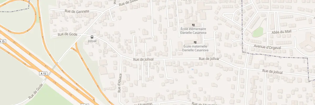 Plan du 51B Rue de Jolival à Argenteuil