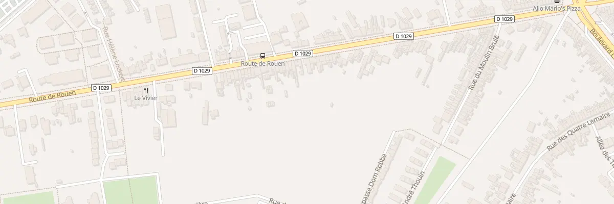 Plan du 491 Rue de Rouen à Amiens