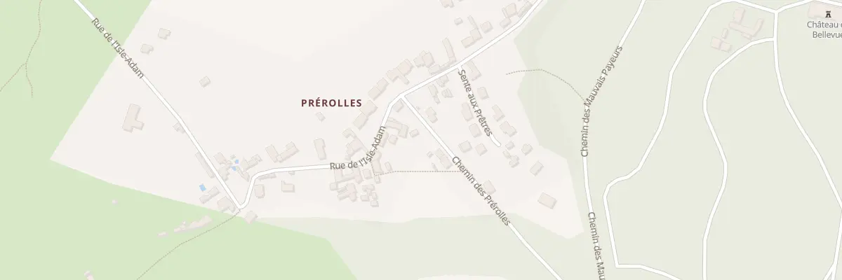 Plan du 26 Rue de l’Isle Adam à Presles