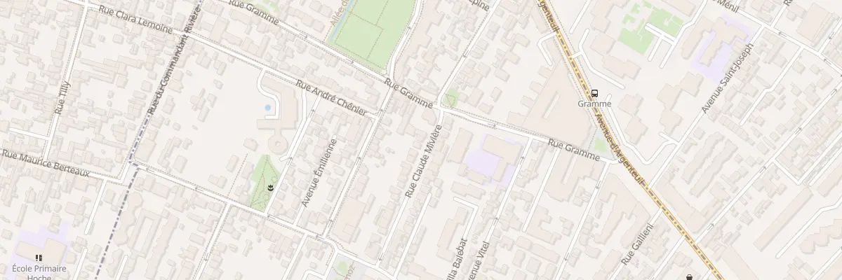 Plan du 31 Rue Claude Mivière à Bois-Colombes