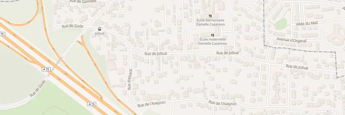 Plan du 38B Rue de Jolival à Argenteuil