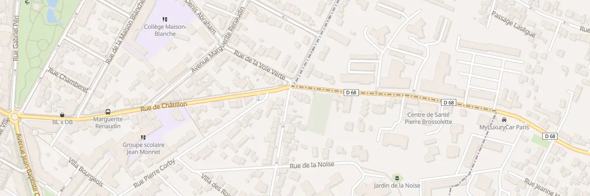 Plan du 50 Rue de Châtillon à Clamart
