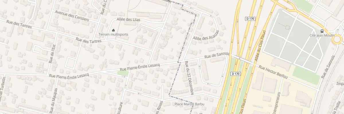 Plan du 65 Rue Pierre Emile Lesacq à Sannois