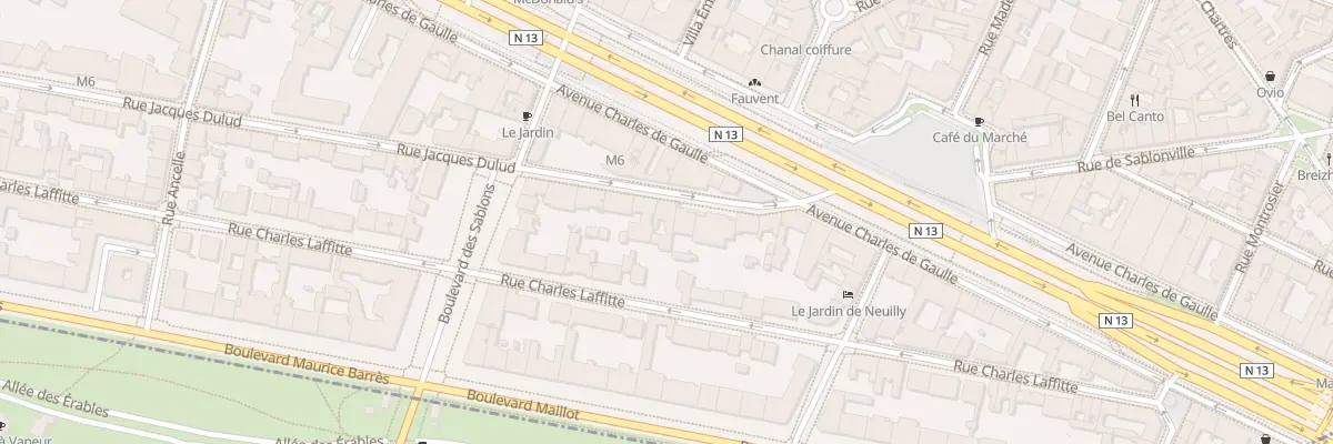 Plan du 9 Rue Jacques Dulud à Neuilly-sur-Seine
