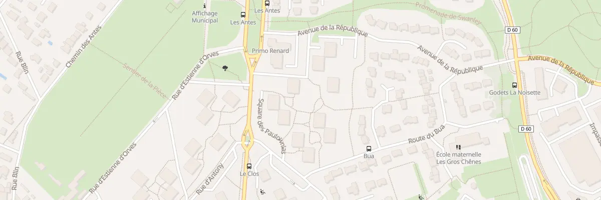 Plan du 2 Sq des Paulownias à Verrières-le-Buisson