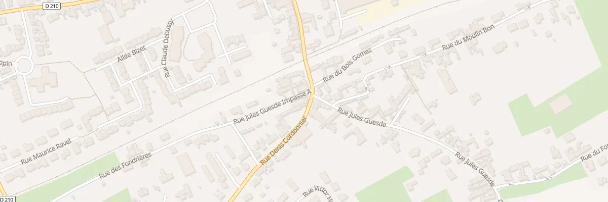 Plan du 4 Rue Denis Cordonnier à Blendecques