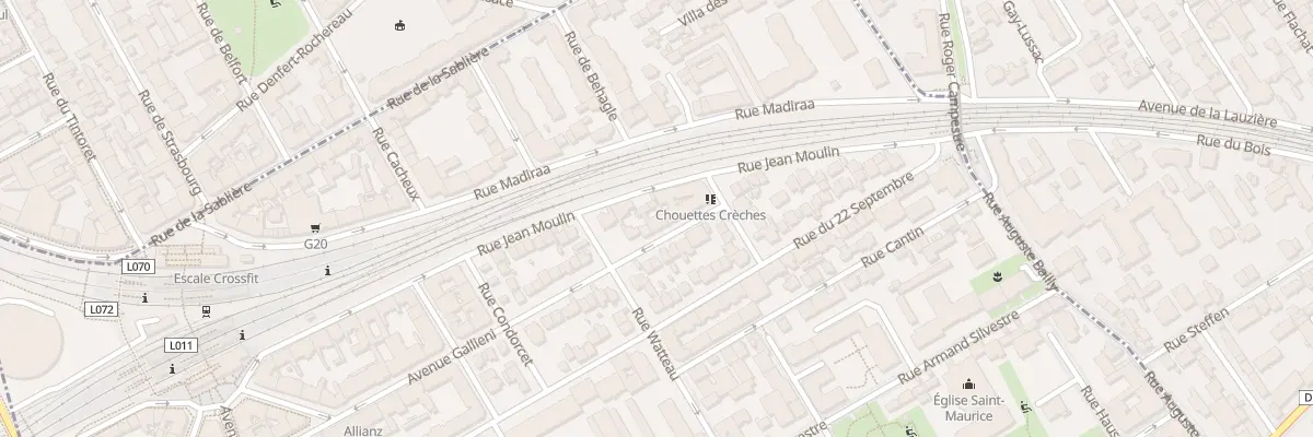 Plan du 53 Av Gallieni à Courbevoie
