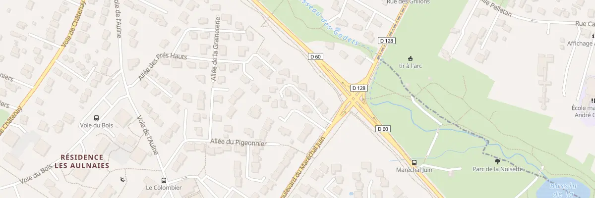 Plan du 3 All du Champ de Mars à Verrières-le-Buisson