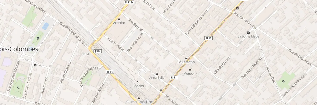 Plan du 7B Rue Raspail à Bois-Colombes