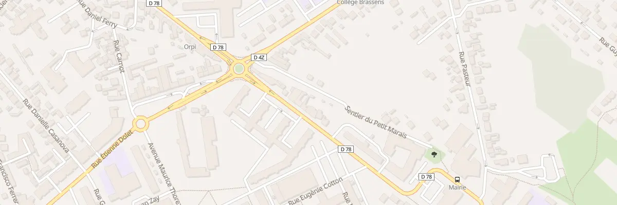 Plan du 126 Av Gaston Vermeire à Persan