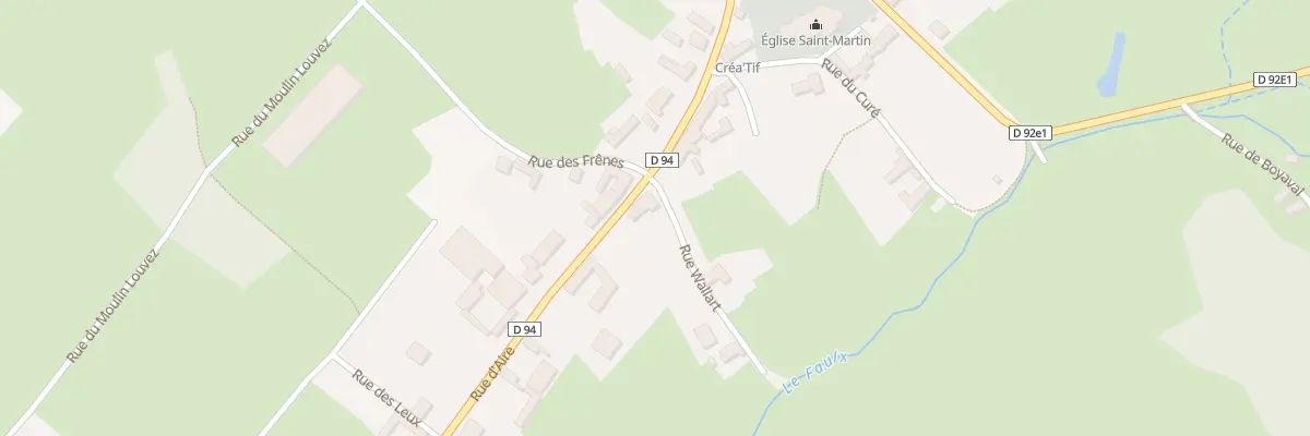 Plan du 44 Rue d’Aire à Heuchin