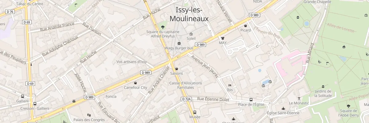 Plan du 63 Rue du Général Leclerc à Issy-les-Moulineaux