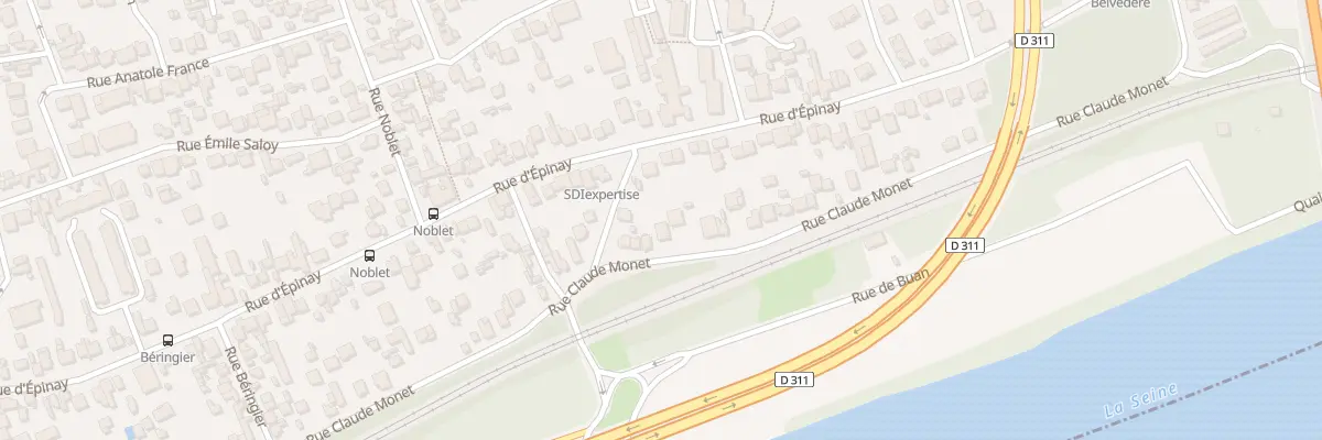 Plan du 113 Rue Claude Monet à Argenteuil