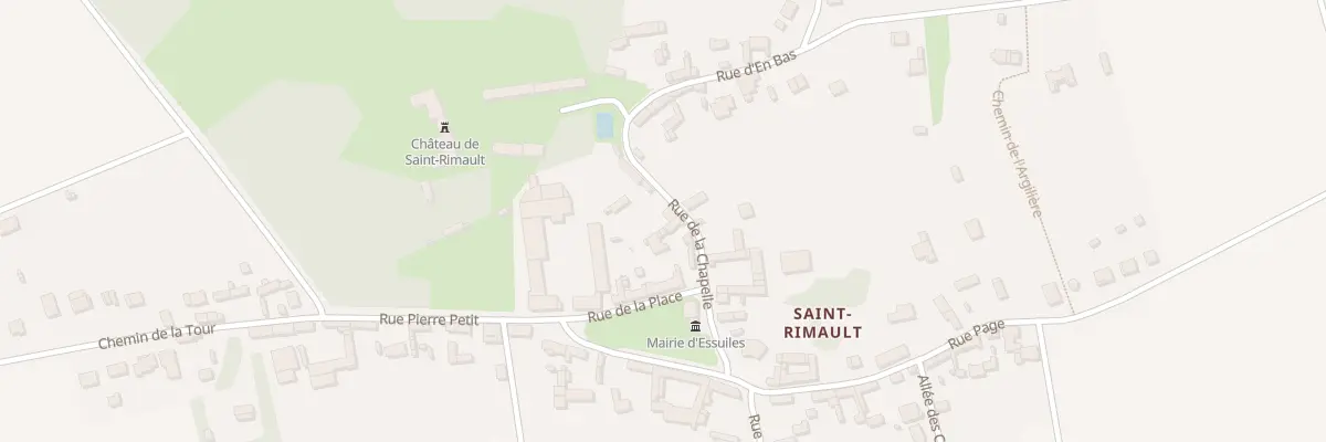 Plan du 145 Rue de la Chapelle à Essuiles