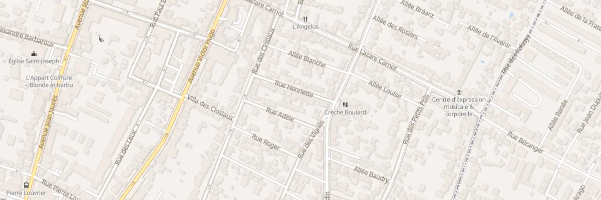 Plan du 10 Rue Henriette à Clamart
