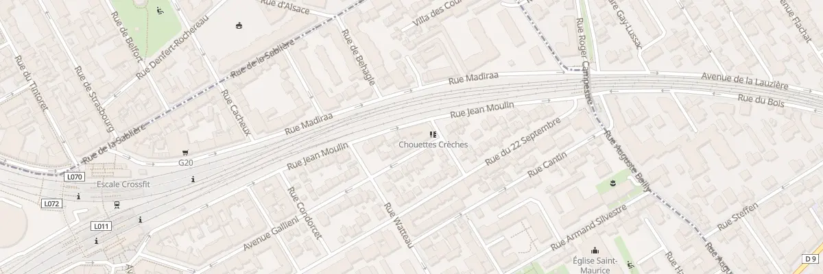 Plan du 26 Rue Jean Moulin à Courbevoie