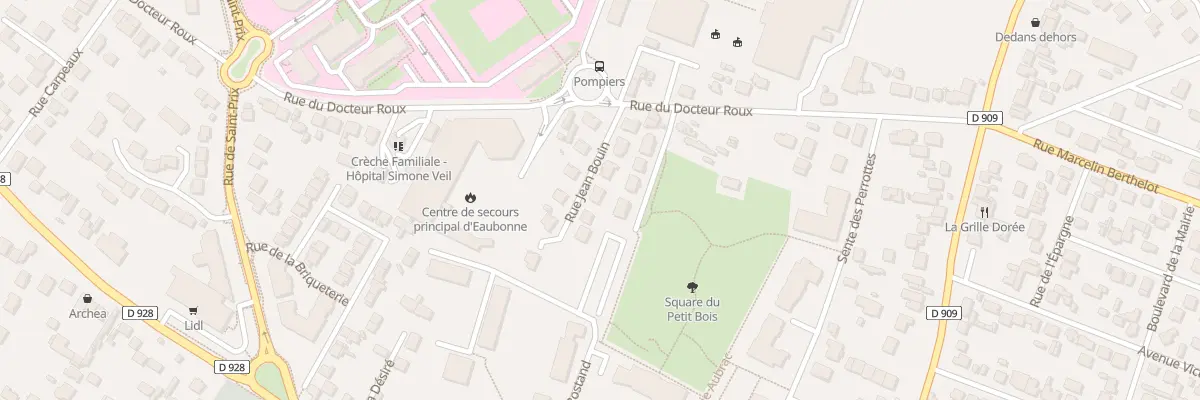 Plan du 7 Rue Jean Bouin à Eaubonne