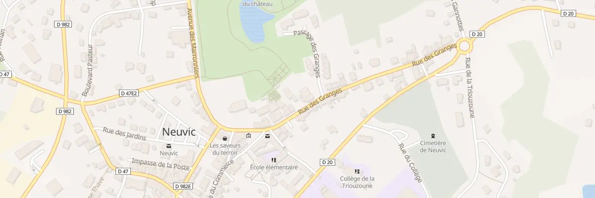 Plan du 5249 Rte de Bort à Neuvic