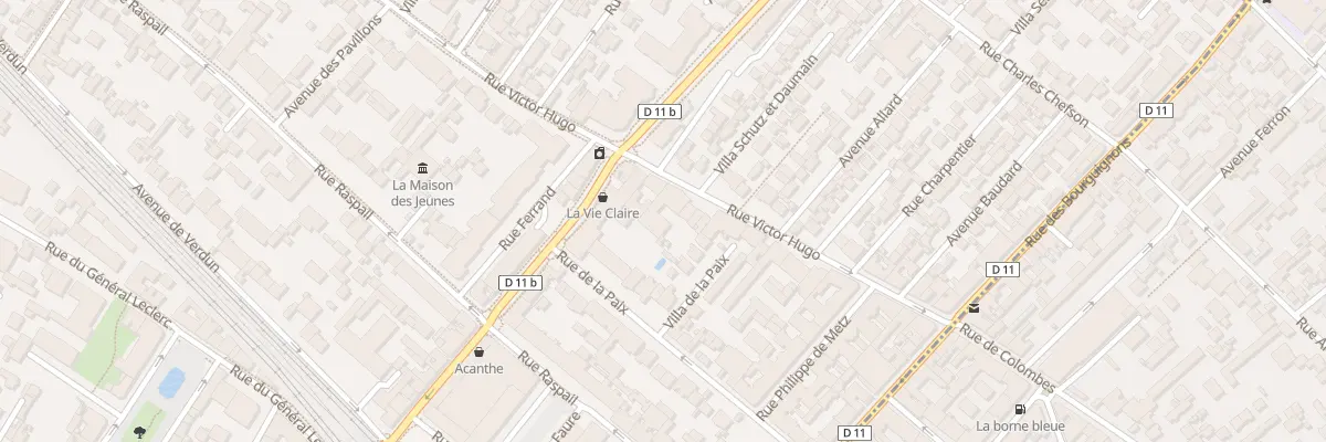 Plan du 27 Rue Victor Hugo à Bois-Colombes