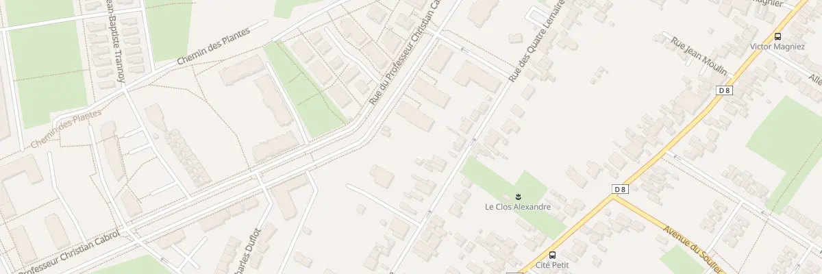 Plan du 79 Rue du Prof Christian Cabrol à Amiens