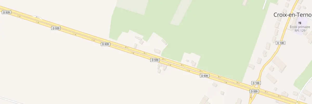 Plan du 16 Rte Nationale à Croix-en-Ternois