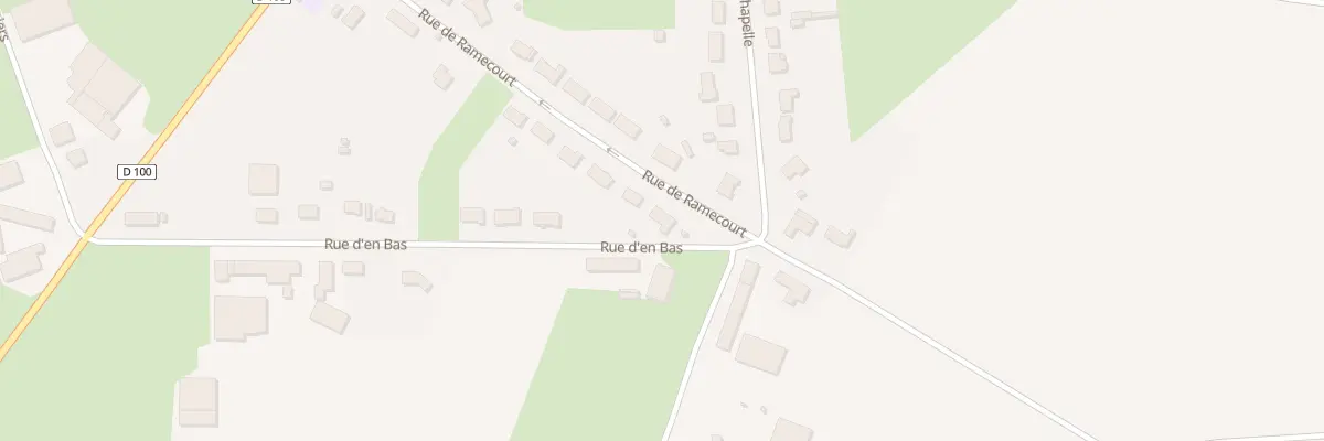Plan du 20 Rte de Ramecourt à Siracourt
