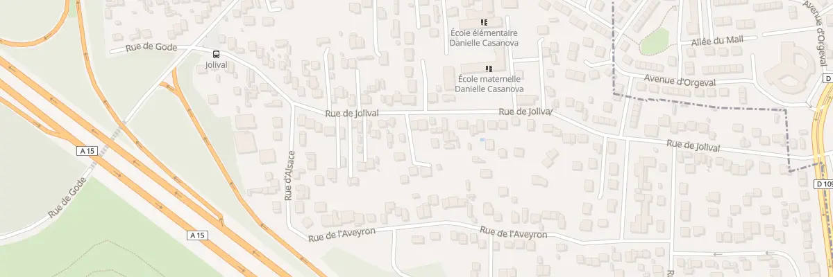 Plan du 44 Rue de Jolival à Argenteuil